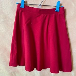 Red Mini Skirt